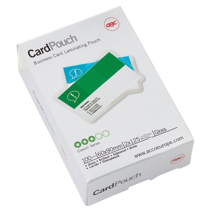 GBC® Laminierfolie Card&trade;Pouch 60 x 90 mm (B x H) Produktbild pa_produktabbildung_1 XL