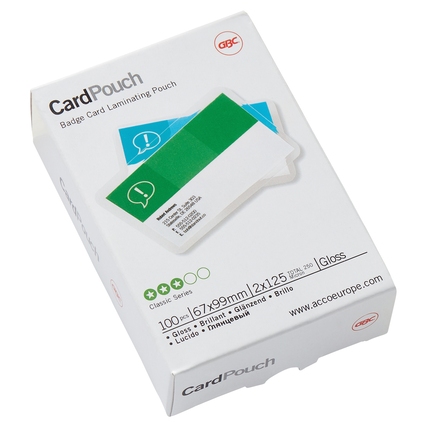 GBC® Laminierfolie Card&trade;Pouch 67 x 99 mm (B x H) Produktbild pa_produktabbildung_1 XL