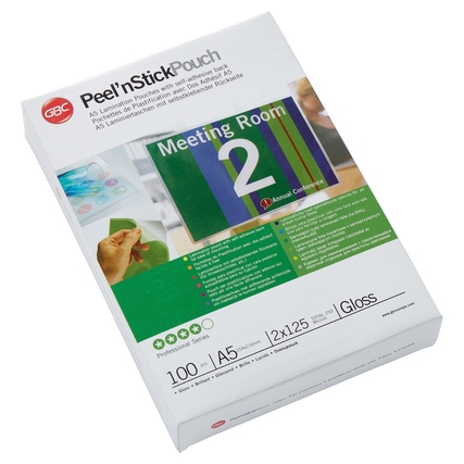 GBC® Laminierfolie Peel'nStick&trade;Pouch DIN A5 Produktbild pa_produktabbildung_1 XL