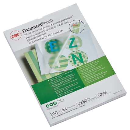 GBC® Laminierfolie Document&trade; Pouch DIN A4 Produktbild pa_produktabbildung_1 XL