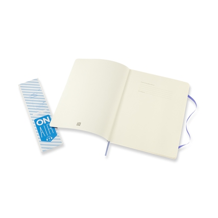 Moleskine® Notizbuch Classic Softcover XL liniert hortensienblau Produktbild pa_produktabbildung_2 XL