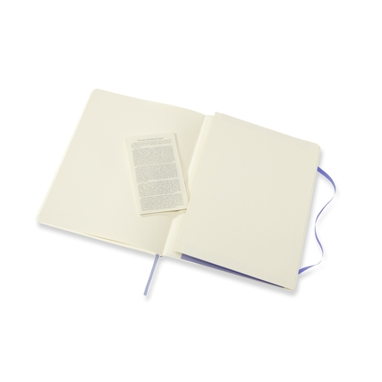 Moleskine® Notizbuch Classic Softcover XL liniert hortensienblau Produktbild pa_produktabbildung_4 XL