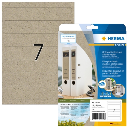 HERMA Ordnerrückenetikett SPECIAL schmal/kurz Produktbild pa_produktabbildung_1 XL