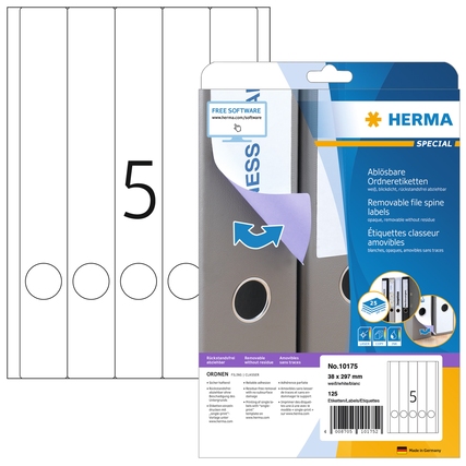 HERMA Ordnerrückenetikett schmal/lang Produktbild pa_produktabbildung_1 XL