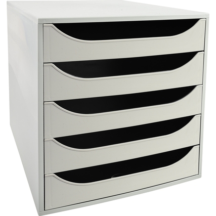 Exacompta Schubladenbox ECOBOX Office 5 Schubladen grau Produktbild pa_produktabbildung_1 XL