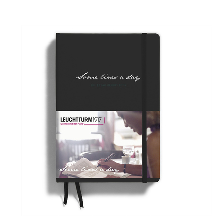 LEUCHTTURM 1917 Tagebuch 5 Jahre Some lines a day Medium Hardcover schwarz Produktbild pa_ohnedeko_1 XL