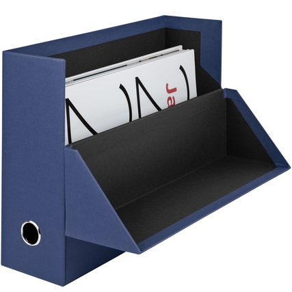 S.O.H.O. Archivbox exklusiv navy Produktbild pa_ohnedeko_1 XL
