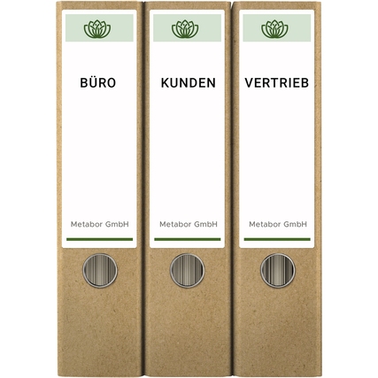 Avery Zweckform Ordnerrückenetikett Recycling schmal/kurz Produktbild pa_ohnedeko_2 XL