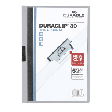 DURABLE Klemmmappe DURACLIP® 60 DIN A4 grau Produktbild pa_produktabbildung_1 XL