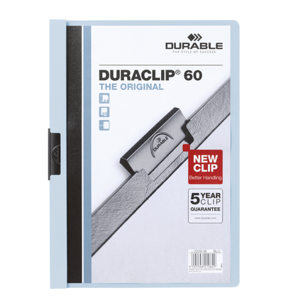 DURABLE Klemmmappe DURACLIP® 60 DIN A4 blau Produktbild pa_produktabbildung_1 XL