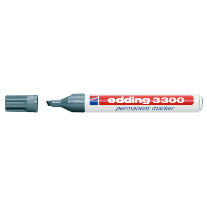 edding Permanentmarker 3300 grau Produktbild pa_produktabbildung_1 XL