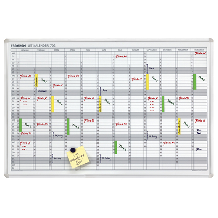 FRANKEN Jahresplaner JetKalender 703 Produktbild pa_anwendungsbeispiel_1 XL