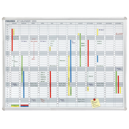 FRANKEN Jahresplaner JetKalender 1203 Produktbild pa_anwendungsbeispiel_1 XL