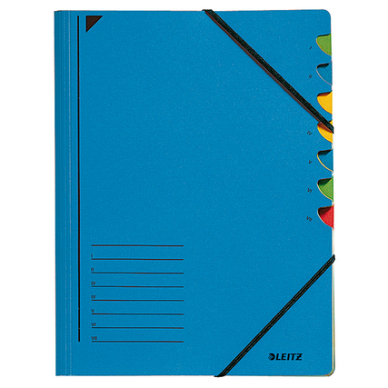 Leitz Ordnungsmappe 7 Fächer blau Produktbild pa_produktabbildung_1 XL