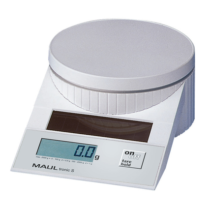 MAUL Briefwaage MAULtronic S 2 g (0-2.000), 5 g (2.000-5.000) weiß Produktbild pa_produktabbildung_1 XL
