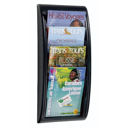 Paperflow Prospekthalter QUICK BLICK schwarz Produktbild pa_produktabbildung_1 XL
