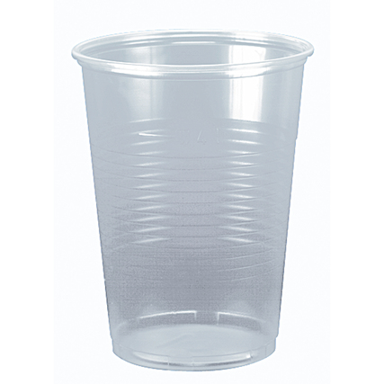 PAPSTAR Trinkbecher Einweg 400ml Polypropylen transparent 50 St./Pack.