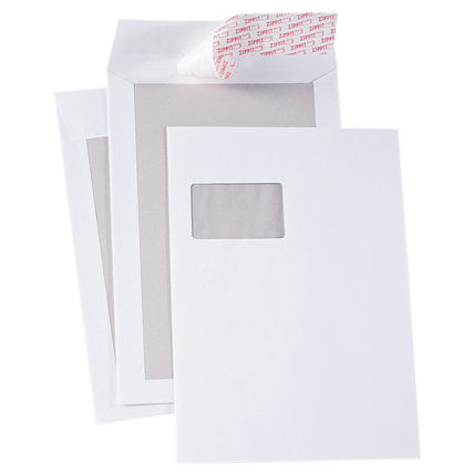 Papprückwandtasche DIN C4 100 St./Pack. mit Fenster Produktbild pa_stellvertreter_1 XL
