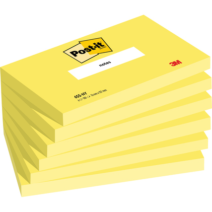 Post-it® Haftnotiz Neon Notes neongelb Produktbild pa_produktabbildung_1 XL