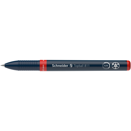 Schneider Tintenroller Topball 811 rot Produktbild pa_produktabbildung_2 XL