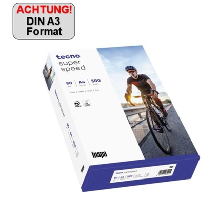inapa tecno Kopierpapier superspeed DIN A3 Produktbild pa_stellvertreter_1 XL