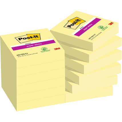 Post-it® Haftnotiz Super Sticky Notes 47,6 x 47,6 mm (B x H) Produktbild pa_produktabbildung_2 XL