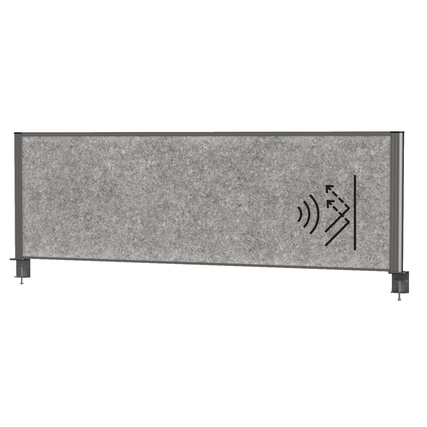 MAUL Tischtrennwand MAULconnecto 160 x 51,5 cm (B x H) anthrazit dunkelgrau Produktbild pa_produktabbildung_1 XL