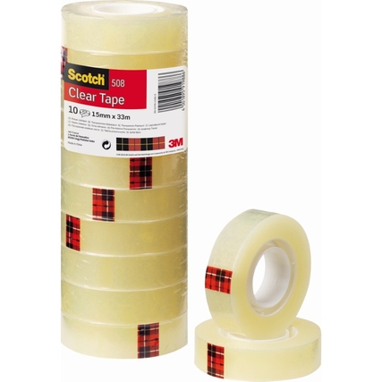 Scotch® Klebefilm 508 10 St./Pack. 15 mm x 33 m (B x L) Produktbild pa_produktabbildung_1 XL