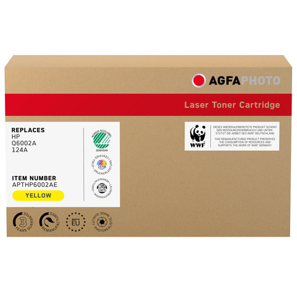 AgfaPhoto Toner Kompatibel mit HP 124A gelb Produktbild pa_produktabbildung_1 XL