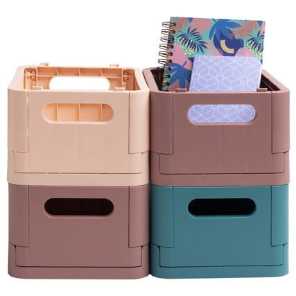 Exacompta Klappbox The Smart Case klein hellrosa Produktbild pa_ohnedeko_1 XL