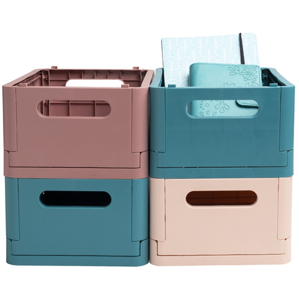 Exacompta Klappbox The Smart Case mittel hellrosa Produktbild pa_ohnedeko_1 XL