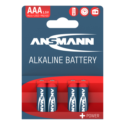 ANSMANN Batterie AAA/Micro 4 St./Pack. Produktbild pa_produktabbildung_1 XL
