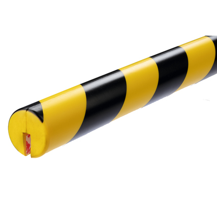DURABLE Warn- und Schutzprofil E8R Kantenschutzprofil 4 x 100 cm (B x L) Polyurethan schwarz/gelb