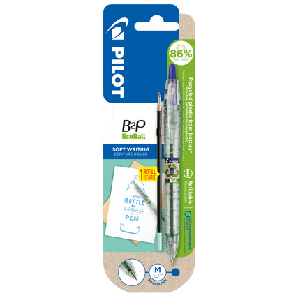 PILOT Kugelschreiber Bottle 2 Pen Ecoball inkl. Mine blau Produktbild pa_produktabbildung_1 XL