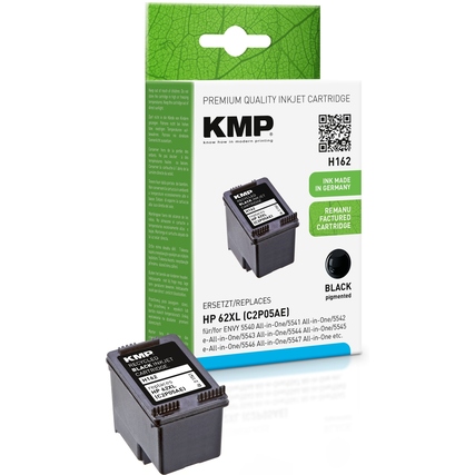 KMP Tintenpatrone Kompatibel mit HP 62XL schwarz Produktbild pa_produktabbildung_1 XL