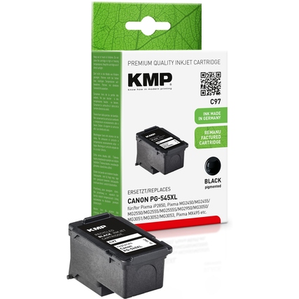 KMP Tintenpatrone Kompatibel mit Canon PG545XL schwarz Produktbild pa_produktabbildung_1 XL