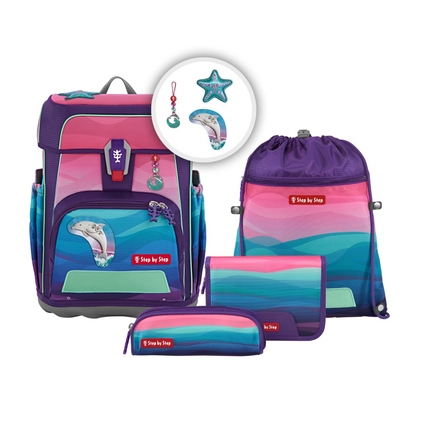 Step by Step Schulranzen CLOUD OCEAN Dolphin Lana Produktbild pa_produktabbildung_1 XL