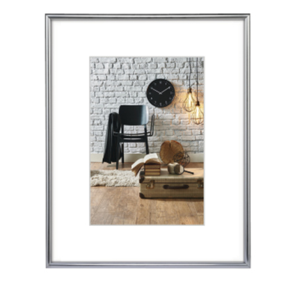 Hama Bilderrahmen Sevilla Dekor 40 x 50 cm (B x H) silber matt Produktbild pa_produktabbildung_1 XL