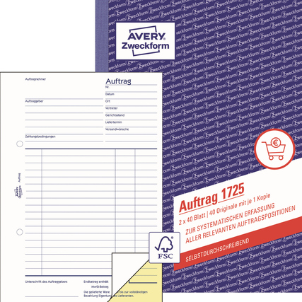 Avery Zweckform Auftragsformular Produktbild pa_produktabbildung_1 XL