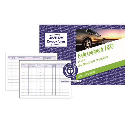 Avery Zweckform Fahrtenbuch Produktbild pa_produktabbildung_1 XL
