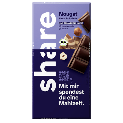 share Schokolade BIO Nougat Produktbild pa_produktabbildung_1 XL