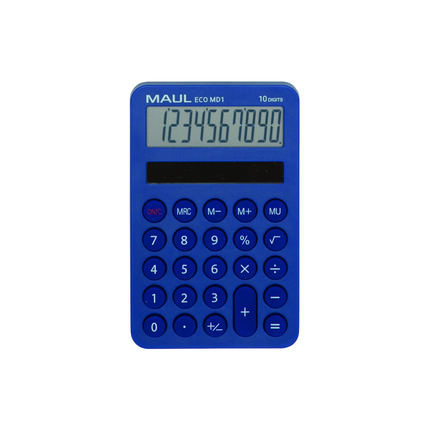 MAUL Taschenrechner ECO MD1 hellblau Produktbild pa_produktabbildung_1 XL