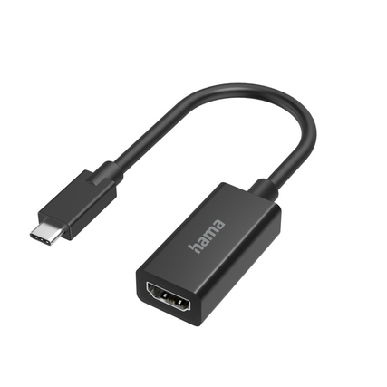 USB-C auf HDMI Adapter mit schlankem Stecker für digitale Audio- und Videoübertragung.