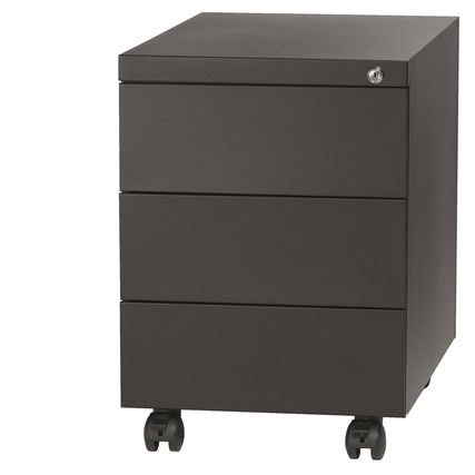 Rollcontainer Base L 390 x 550 x 590 mm (B x H x T) 3 Schubladen anthrazit Produktbild pa_stellvertreter_1 XL
