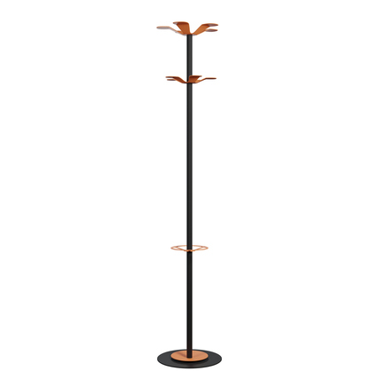 Paperflow Garderobenständer Color Range 10 Haken schwarz orange Produktbild pa_produktabbildung_1 XL