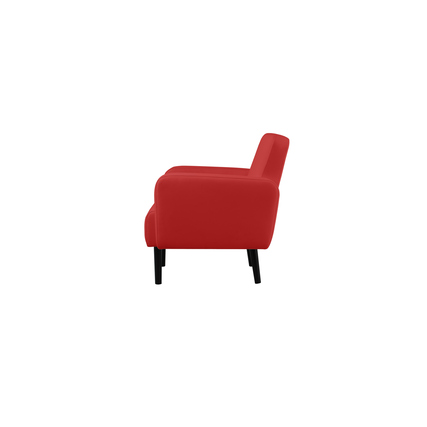 Paperflow Sessel easyChair LISBOA Kunstleder (79 % PVC, 21 % PES) rot Produktbild pa_produktabbildung_3 XL