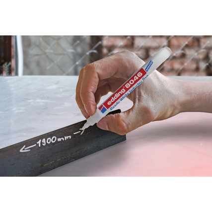 edding Permanentmarker 8046 industry Blister Produktbild pa_anwendungsbeispiel_1 XL