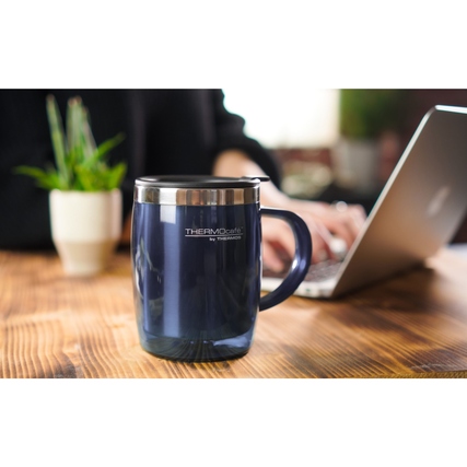 THERMOCAFE BY THERMOS Thermobecher Desktop Mug blue Produktbild pa_ohnedeko_1 XL