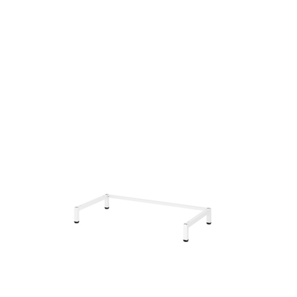 Hammerbacher Sockel Regal FlexWall weiß Produktbild pa_produktabbildung_1 XL