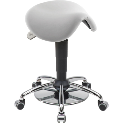 meychair Sitzhocker Assistant Basic mit Rollen ca. 43 cm weiß Produktbild pa_produktabbildung_1 XL